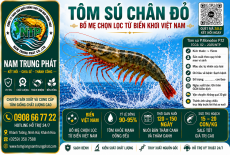 Nhãn tôm sú chân đỏ